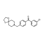 CAS#: 898757-80-7, (3-Chlorophenyl)[4-(1,4-dioxa-8-azaspiro[4.5]dec-8-ylmethyl)phenyl]methanone