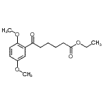 CAS 登录号：898758-32-2， 乙基6-(2,5-二甲氧基苯基)-6-氧代己酸酯