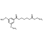CAS 登录号：898758-67-3， 乙基7-(3,5-二甲氧基苯基)-7-氧代庚酸酯