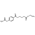 CAS#: 898758-87-7, Ethyl 6-(4-acetoxyphenyl)-6-oxohexanoate