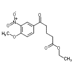 CAS#: 898758-91-3, Ethyl 5-(4-methoxy-3-nitrophenyl)-5-oxopentanoate