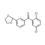 CAS#: 898759-55-2, (2,5-Dichlorophenyl)[3-(1,3-dioxolan-2-yl)phenyl]methanone