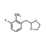 CAS#: 898759-60-9, 2-(3-Fluoro-2-methylbenzyl)-1,3-dioxolane