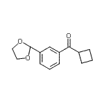 CAS#: 898759-74-5, Cyclobutyl[3-(1,3-dioxolan-2-yl)phenyl]methanone