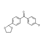 CAS 登录号：898760-14-0， [4-(1,3-二氧戊环-2-基)苯基](4-氟苯基)甲酮