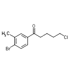 CAS 登录号：898760-94-6， 1-(4-溴-3-甲基苯基)-5-氯-1-戊酮