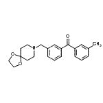 CAS#: 898761-32-5, [3-(1,4-Dioxa-8-azaspiro[4.5]dec-8-ylmethyl)phenyl](3-methylphenyl)methanone