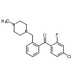 CAS#: 898762-27-1, (4-Chloro-2-fluorophenyl){2-[(4-methyl-1-piperazinyl)methyl]phenyl}methanone