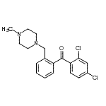 CAS#: 898762-33-9, (2,4-Dichlorophenyl){2-[(4-methyl-1-piperazinyl)methyl]phenyl}methanone