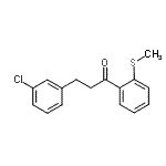 CAS 登录号：898762-47-5， 3-(3-氯苯基)-1-[2-(甲硫基)苯基]-1-丙酮