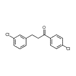 CAS#: 898762-62-4, 3-(3-Chlorophenyl)-1-(4-chlorophenyl)-1-propanone