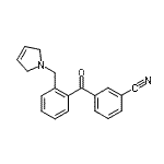 CAS#: 898762-93-1, 3-[2-(2,5-Dihydro-1H-pyrrol-1-ylmethyl)benzoyl]benzonitrile