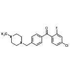 CAS#: 898763-15-0, (4-Chloro-2-fluorophenyl){4-[(4-methyl-1-piperazinyl)methyl]phenyl}methanone