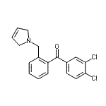 CAS#: 898763-76-3, (3,4-Dichlorophenyl)[2-(2,5-dihydro-1H-pyrrol-1-ylmethyl)phenyl]methanone