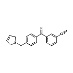 CAS#: 898763-85-4, 3-[4-(2,5-Dihydro-1H-pyrrol-1-ylmethyl)benzoyl]benzonitrile