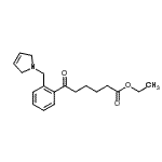 CAS#: 898764-00-6, Ethyl 6-[2-(2,5-dihydro-1H-pyrrol-1-ylmethyl)phenyl]-6-oxohexanoate