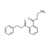CAS 登录号：898764-10-8， 乙基2-(3-苯基丙酰基)苯甲酸酯
