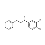 CAS 登录号：898764-36-8， 1-(4-溴-3-氟苯基)-3-苯基-1-丙酮