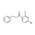 CAS 登录号：898764-54-0， 1-(4-溴-2-氟苯基)-3-苯基-1-丙酮