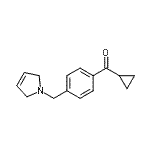 CAS#: 898764-81-3, Cyclopropyl[4-(2,5-dihydro-1H-pyrrol-1-ylmethyl)phenyl]methanone