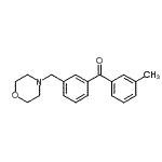 CAS#: 898765-01-0, (3-Methylphenyl)[3-(4-morpholinylmethyl)phenyl]methanone