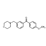 CAS#: 898765-09-8, (4-Methoxyphenyl)[3-(4-morpholinylmethyl)phenyl]methanone
