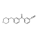 CAS#: 898765-14-5, 3-[3-(4-Morpholinylmethyl)benzoyl]benzonitrile