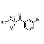 CAS#: 898765-34-9, 1-(3-Bromophenyl)-2,2-dimethyl-1-butanone