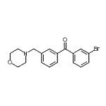 CAS#: 898765-35-0, (3-Bromophenyl)[3-(4-morpholinylmethyl)phenyl]methanone