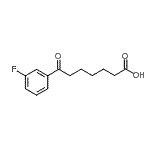 CAS#: 898765-67-8, 7-(3-Fluorophenyl)-7-oxoheptanoic acid