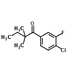 CAS#: 898765-70-3, 1-(4-Chloro-3-fluorophenyl)-2,2-dimethyl-1-butanone