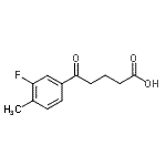 CAS 登录号：898765-93-0， 5-(3-氟-4-甲基苯基)-5-氧代戊酸