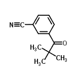 CAS#: 898766-12-6, 3-(2,2-dimethylpropanoyl)benzonitrile