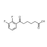 CAS#: 898766-16-0, 6-(2,3-Difluorophenyl)-6-oxohexanoic acid