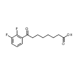 CAS#: 898766-22-8, 8-(2,3-Difluorophenyl)-8-oxooctanoic acid