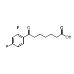 CAS#: 898766-28-4, 7-(2,4-Difluorophenyl)-7-oxoheptanoic acid