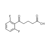 CAS#: 898766-43-3, 5-(2,6-Difluorophenyl)-5-oxopentanoic acid