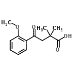CAS#: 898766-64-8, 4-(2-Methoxyphenyl)-2,2-dimethyl-4-oxobutanoic acid