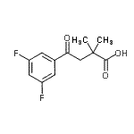 CAS#: 898766-68-2, 4-(3,5-Difluorophenyl)-2,2-dimethyl-4-oxobutanoic acid