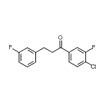 CAS#: 898767-26-5, 1-(4-Chloro-3-fluorophenyl)-3-(3-fluorophenyl)-1-propanone