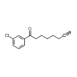 CAS#: 898767-72-1, 7-(3-Chlorophenyl)-7-oxoheptanenitrile