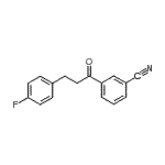 CAS#: 898767-98-1, 3-[3-(4-Fluorophenyl)propanoyl]benzonitrile