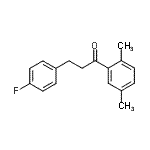 CAS 登录号：898768-31-5， 1-(2,5-二甲基苯基)-3-(4-氟苯基)-1-丙酮
