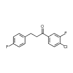 CAS#: 898768-46-2, 1-(4-Chloro-3-fluorophenyl)-3-(4-fluorophenyl)-1-propanone