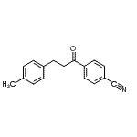 CAS#: 898768-57-5, 4-[3-(4-Methylphenyl)propanoyl]benzonitrile