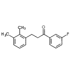 CAS 登录号：898769-47-6， 3-(2,3-二甲基苯基)-1-(3-氟苯基)-1-丙酮
