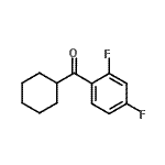 CAS#: 898769-54-5, Cyclohexyl(2,4-difluorophenyl)methanone