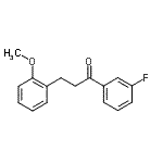 CAS 登录号：898769-93-2， 1-(3-氟苯基)-3-(2-甲氧基苯基)-1-丙酮