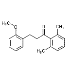 CAS 登录号：898770-03-1， 1-(2,6-二甲基苯基)-3-(2-甲氧基苯基)-1-丙酮