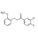 CAS#: 898770-18-8, 1-(3-Chloro-4-fluorophenyl)-3-(2-methoxyphenyl)-1-propanone